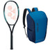 YONEX EZONE 100 300 GR. + BACKPACK BLAUW