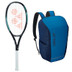 YONEX EZONE 100L 285 GR. + BACKPACK BLAUW