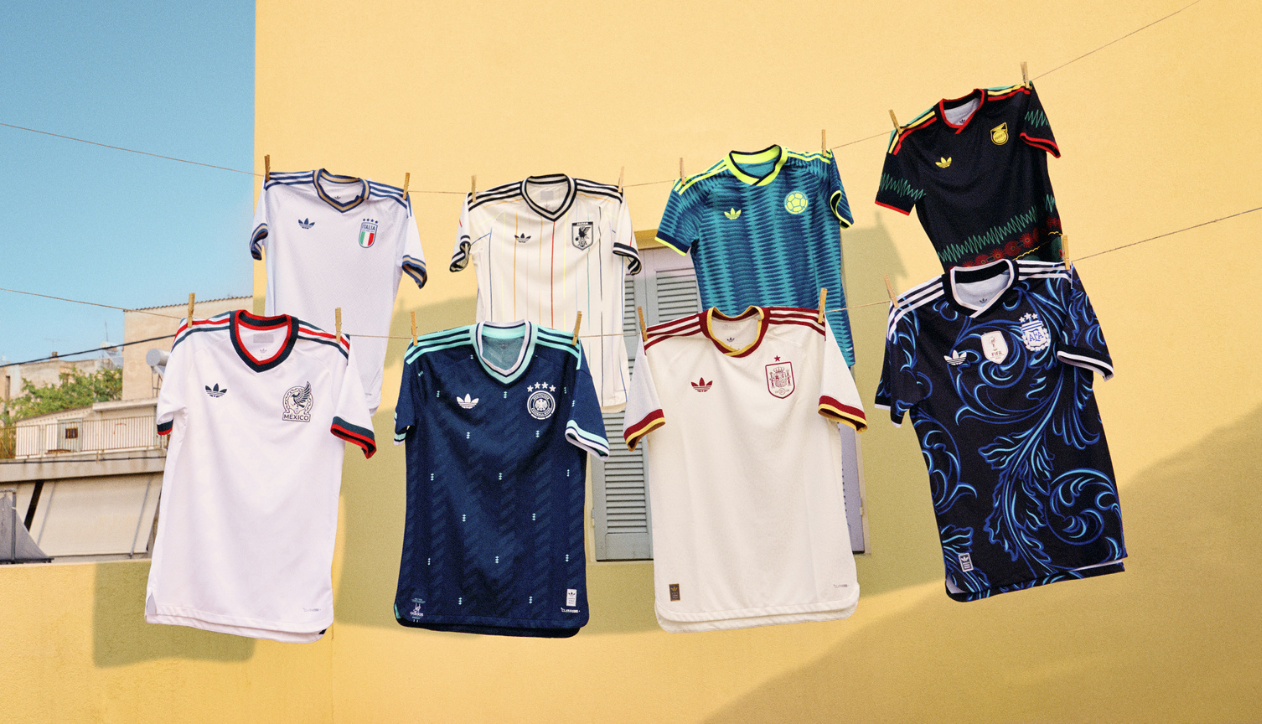 Nieuwe adidas uitshirts voor landenteams