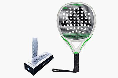 Racket met grip padelset