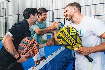 Babolat padel brandpage