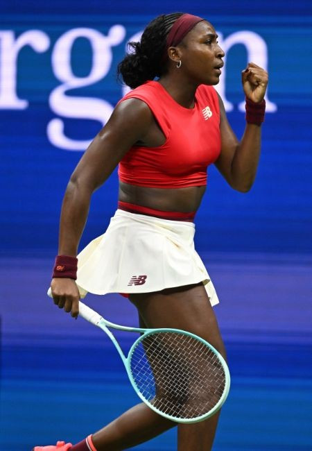Coco Gauff tennisracket